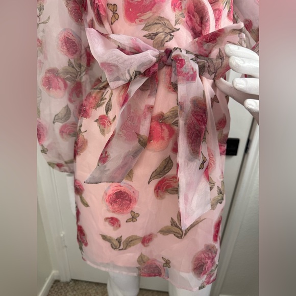 STORIA - Paisley and Floral Embroidered Mini Dress. D28 - Picture 9 of 15